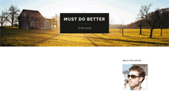 Desktop Screenshot of mustdobetter.com
